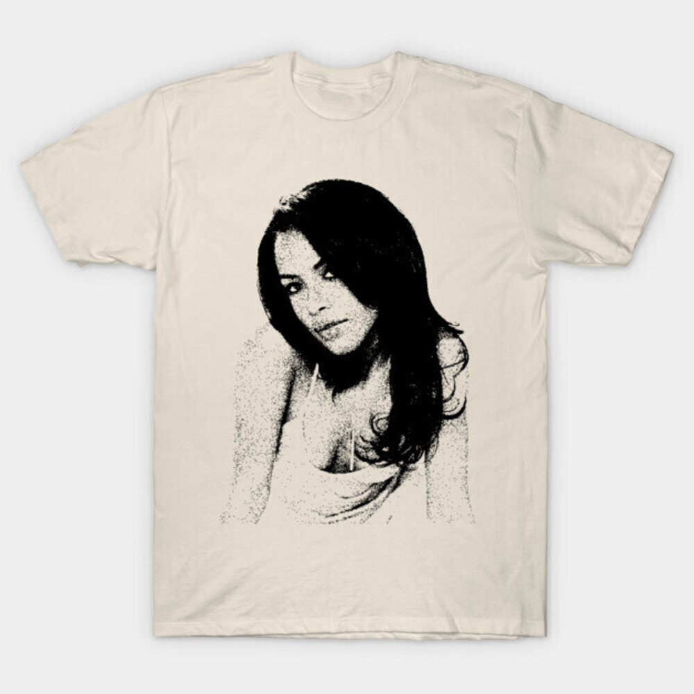 Young Aaliyah Retro Style T-shirt